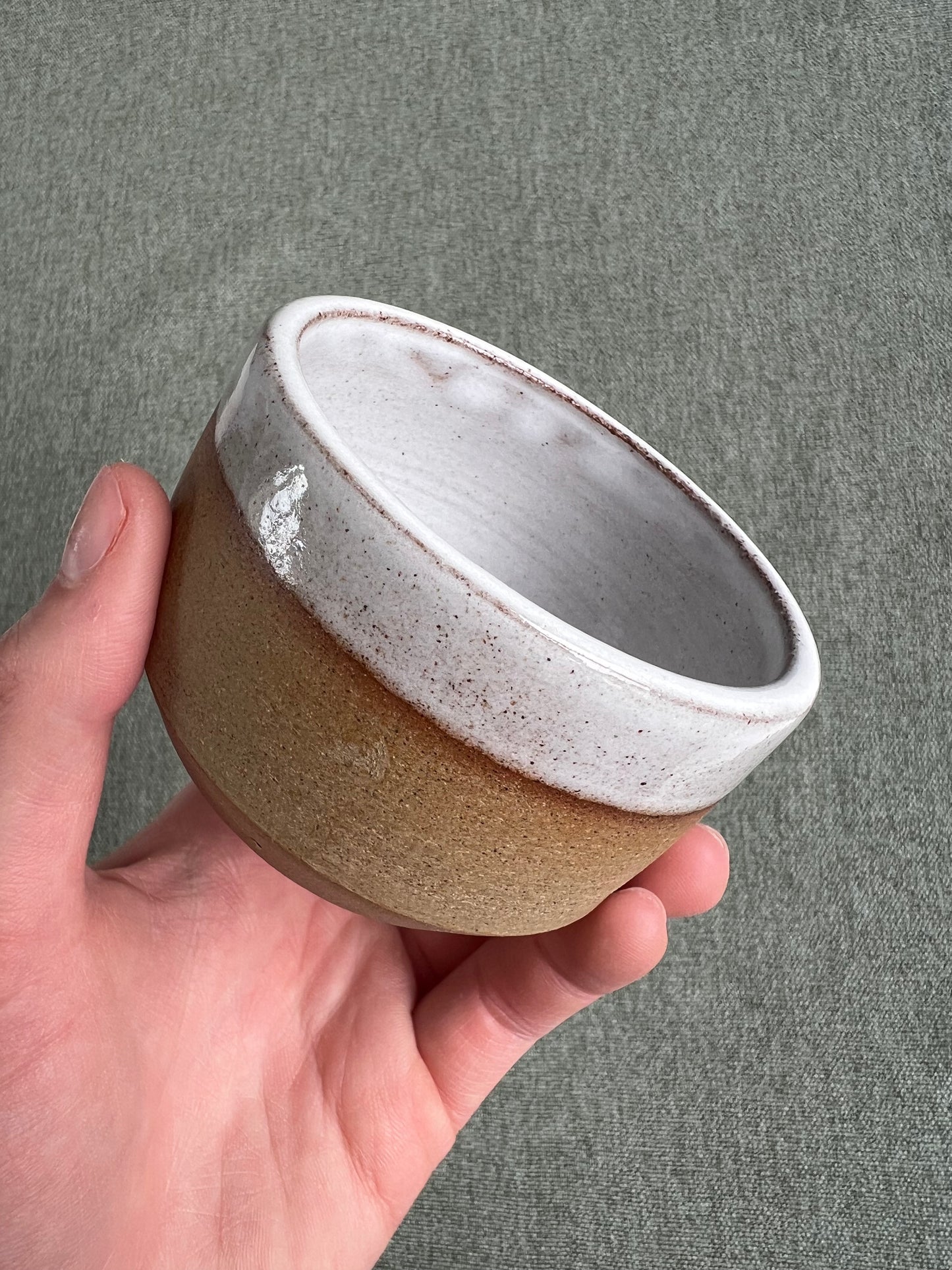 White x Toasted flat white cups